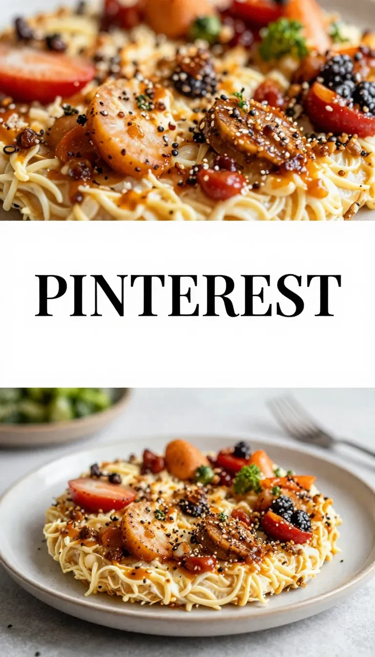 Close-up of a smartphone screen displaying the Pinterest app interface with colorful pins and boards on a wooden desk.